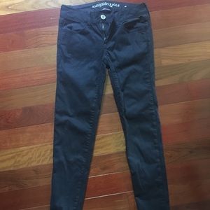 Navy super super stretch jeggings